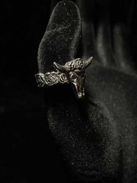 Rodeo Fashion Sterling Silver Longhorn Rings - Regul Silver