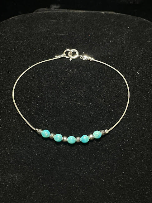 Artisan Southwestern Turquoise Bracelets - Regul Silver