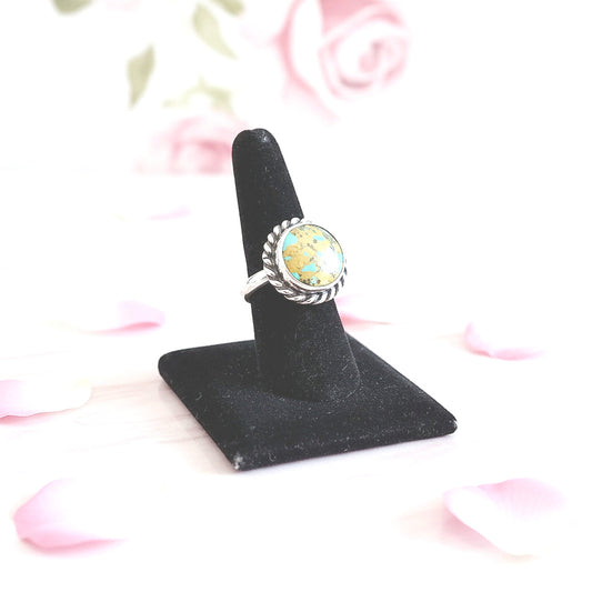 Order Only - Sterling Silver Turquoise Cabochon Ring | Western - Regul Silver