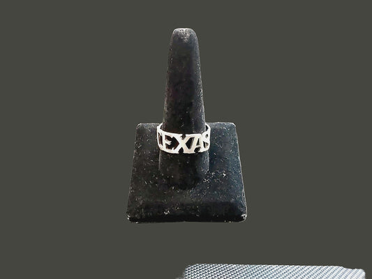Order Only - Men's Texas Sterling Silver Ring | Western - Regul Silver