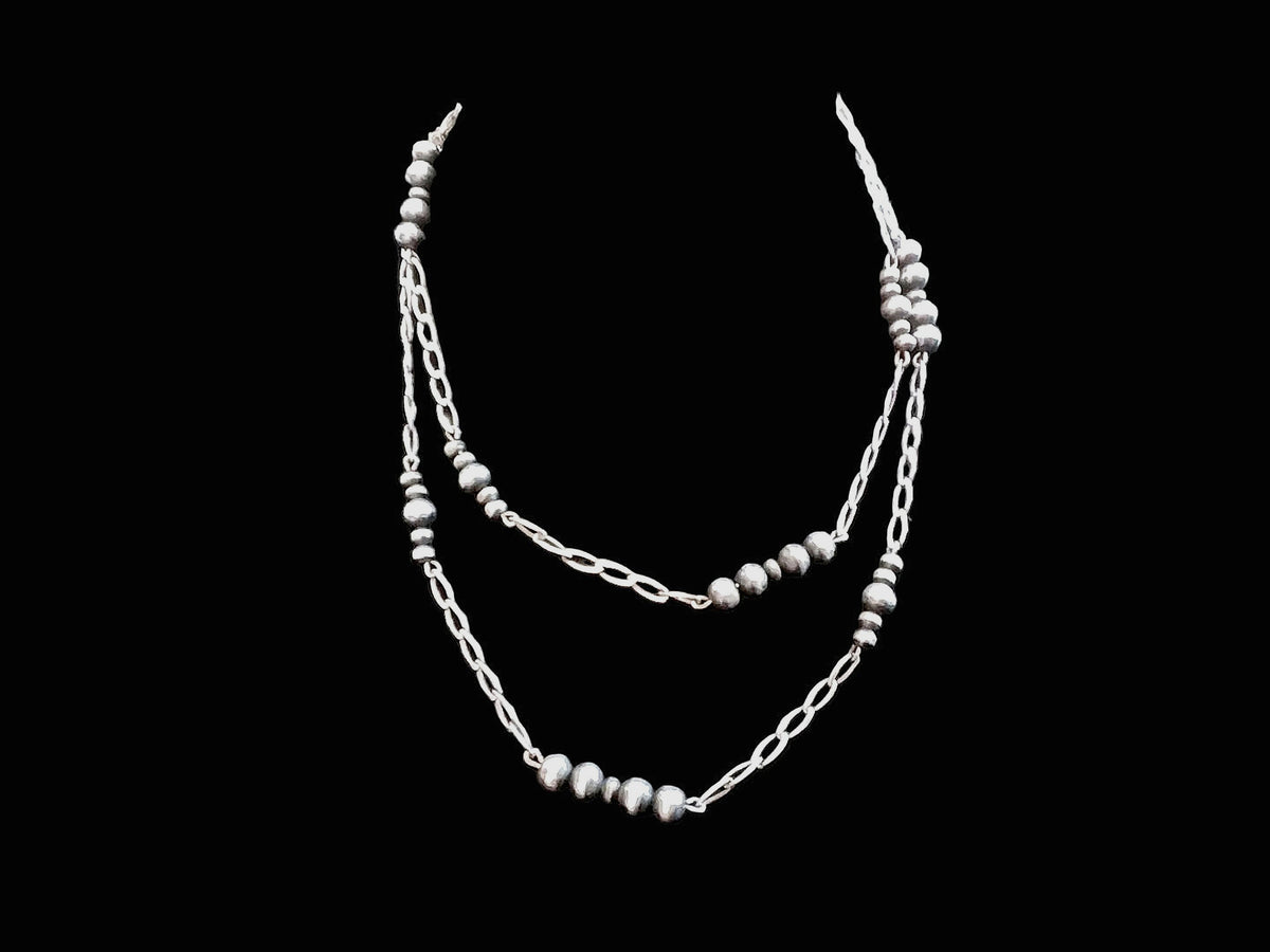 Order Only - Navajo Pearl Necklace | Sterling Silver Western