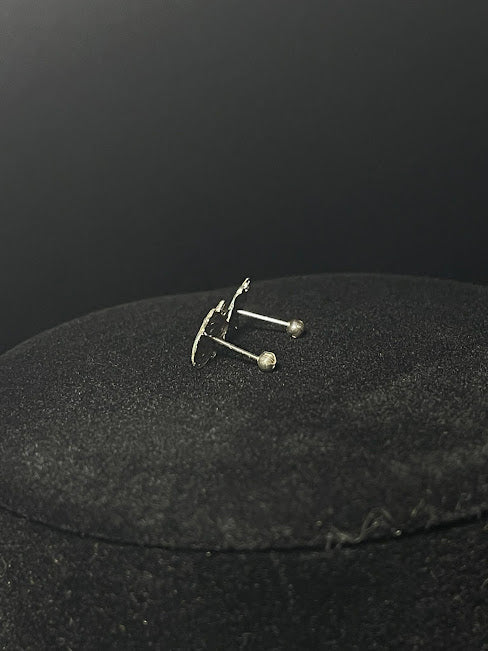 Unique Fun Designs Sterling Silver Extra Small Earrings - Regul Silver