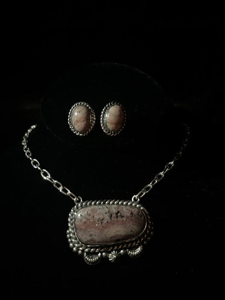 Boho Western Style Earrings | Natural Gemstone - Regul Silver