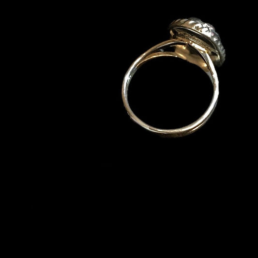 Authentic Southwestern Oval Turquoise Ring - Regul Silver