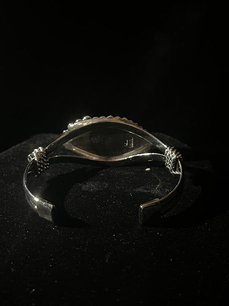 Western Style Sterling Silver Cuff Bracelets| Spiny Oyster - Regul Silver