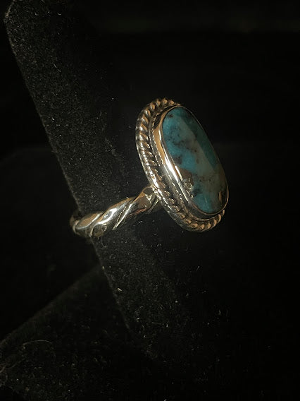 Oval Turquoise Ring | Authentic - Regul Silver