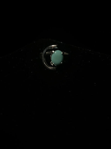 Handcrafted Western Buckle Turquoise Rings - Regul Silver