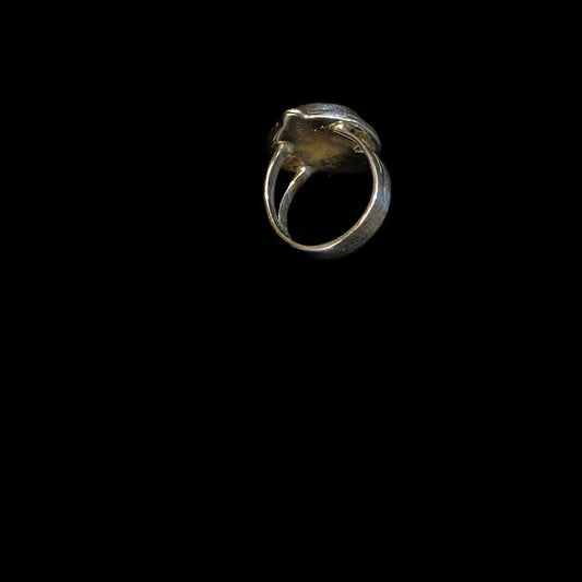 Turquoise Ring Single Small Oval Gemstone in Sterling Silver - Regul Silver