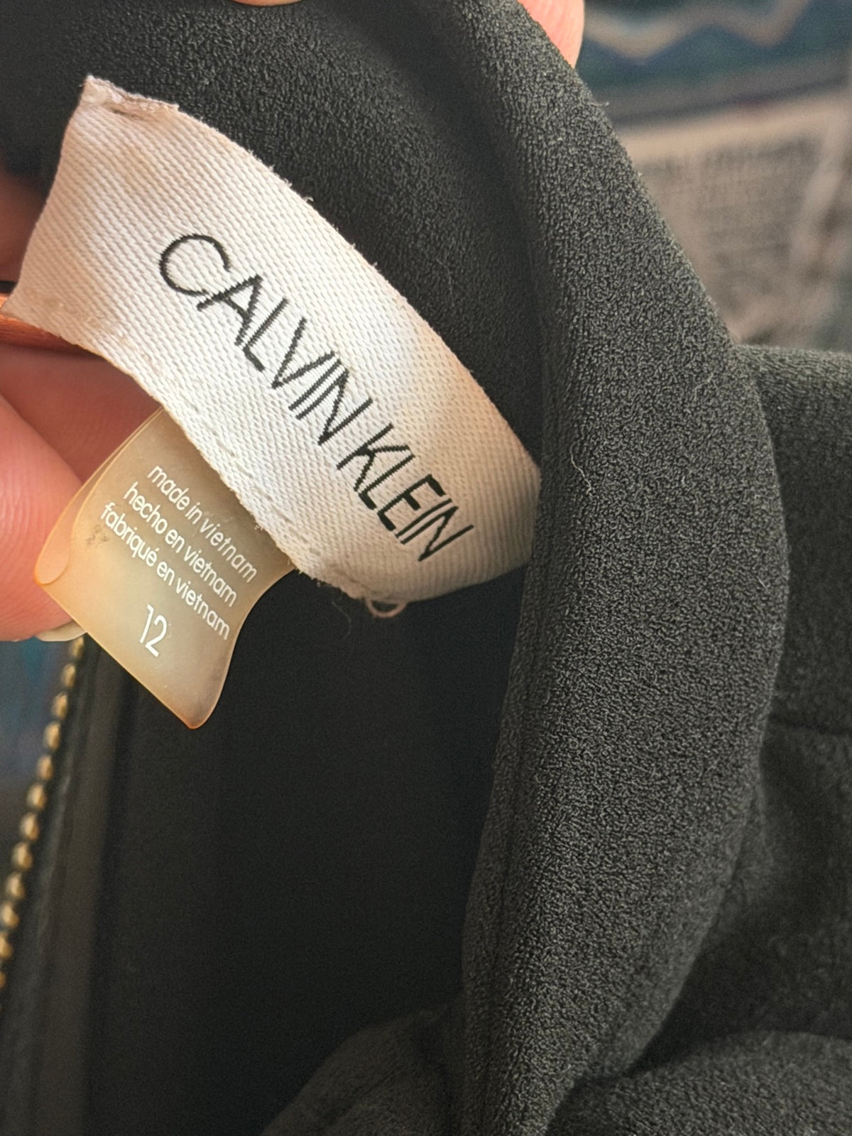 Calvin Klein tag, size 12