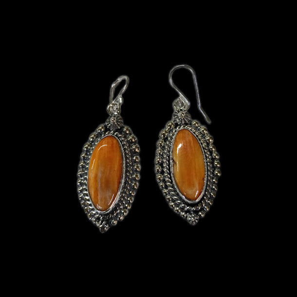 Spiny Oyster Earrings| Boho Western Sterling Silver Collection - Regul Silver