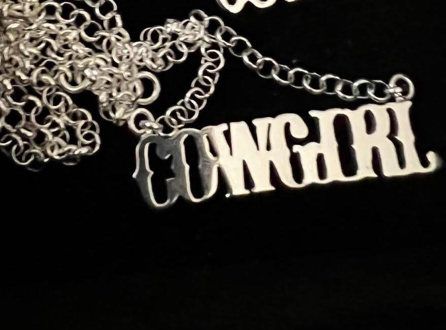 Custom Western Silver Jewelry | Word Necklaces - Regul Silver