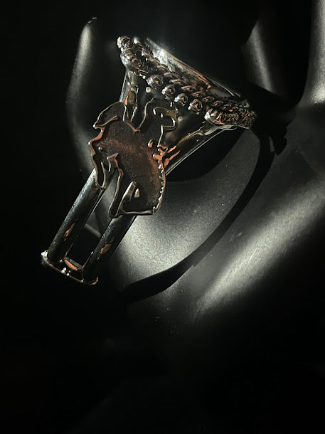 Handcrafted Western Turquoise| Rodeo Style Cuffs - Regul Silver