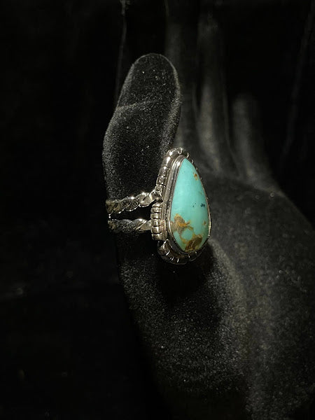 Handcrafted Real Turquoise Ring - Sonoran - Regul Silver