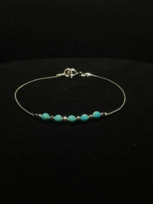 Artisan Southwestern Turquoise Bracelets - Regul Silver