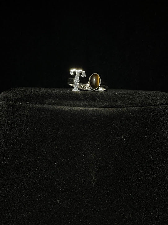 Western Jewelry Designs | Genuine Gemstone Initial Rings