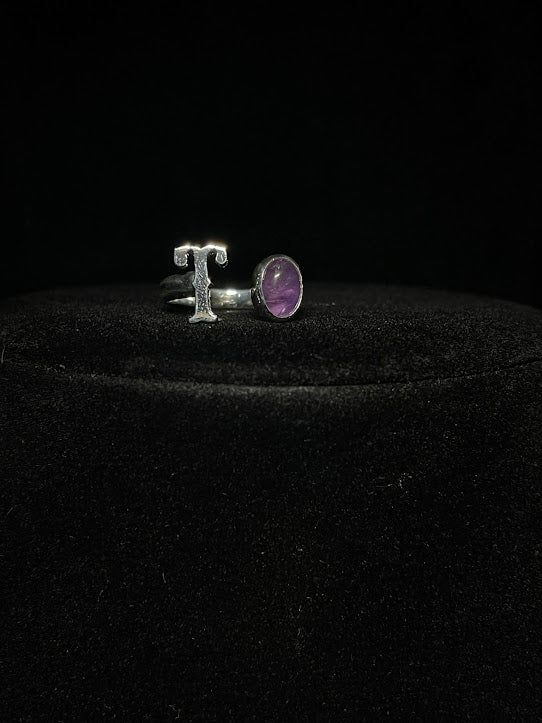Western Jewelry Designs | Genuine Gemstone Initial Rings
