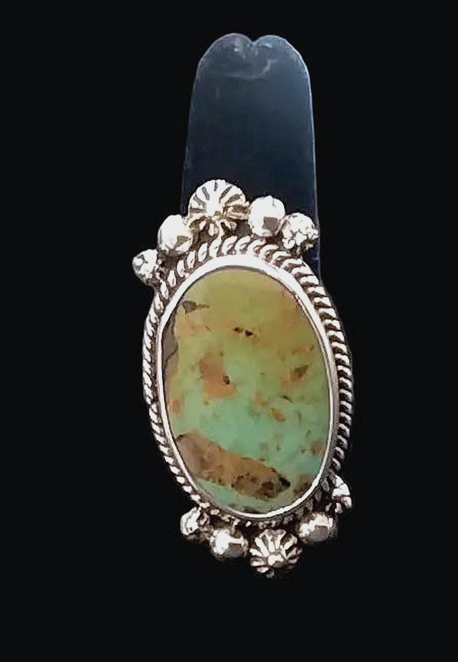 Handcrafted Ornate Turquoise Ring | Sterling Silver - Regul Silver