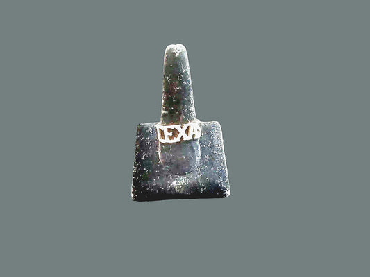 Order Only - Men's Texas Sterling Silver Ring | Western - Regul Silver