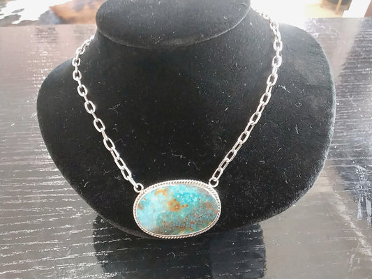 Order Only - Sonoran Turquoise Pendant Necklace | Sterling Silver - Regul Silver