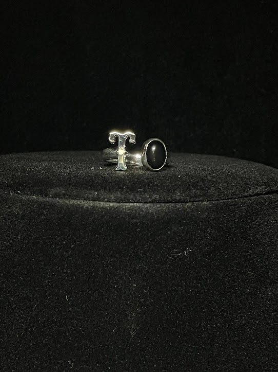 Western Jewelry Designs | Genuine Gemstone Initial Rings