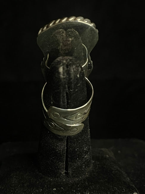 Handcrafted Unique Four Stone Genuine Turquoise Rings | One Of A Kind | Adjustable - Regul Silver