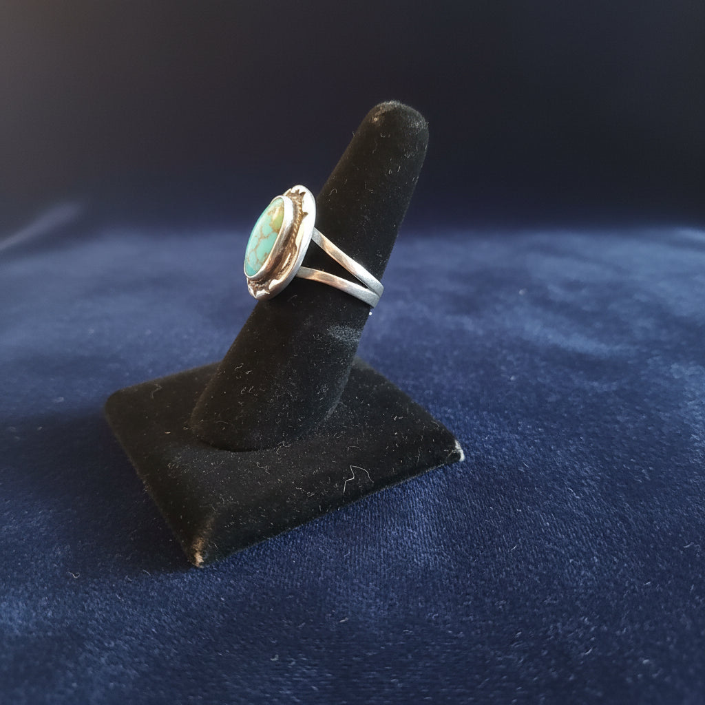 Sterling Silver Turquoise Cabochon Ring