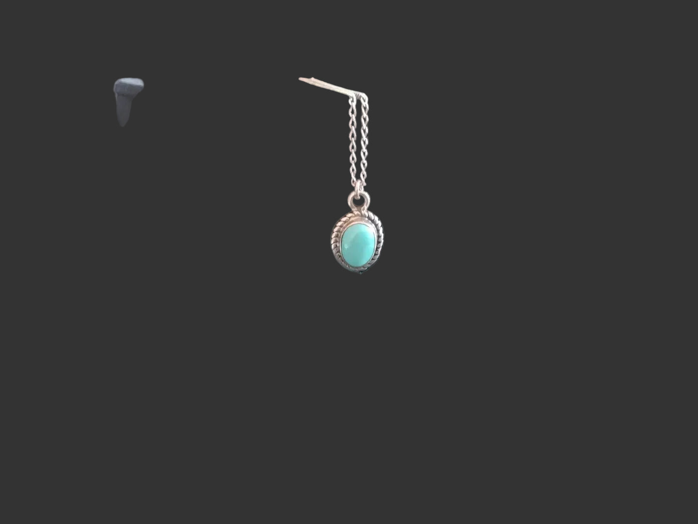 Genuine Sonoran Turquoise Circle Necklace