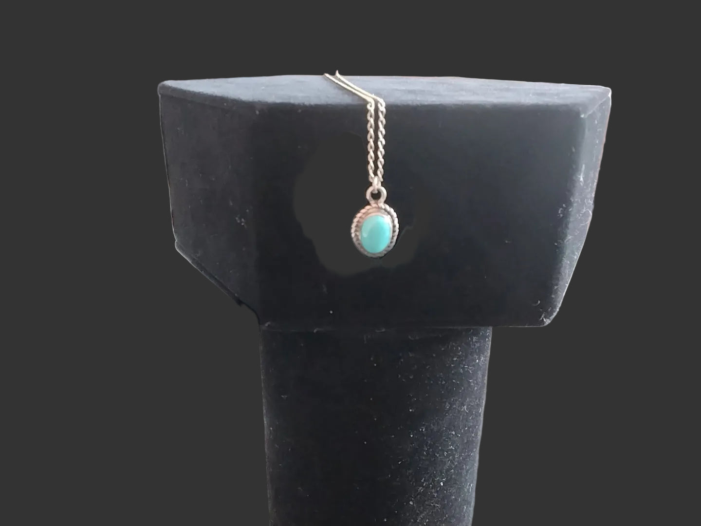 Genuine Sonoran Turquoise Circle Necklace