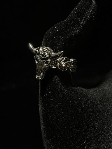 Rodeo Fashion Sterling Silver Longhorn Rings - Regul Silver