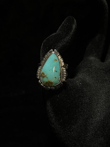 Handcrafted Real Turquoise Ring - Sonoran - Regul Silver