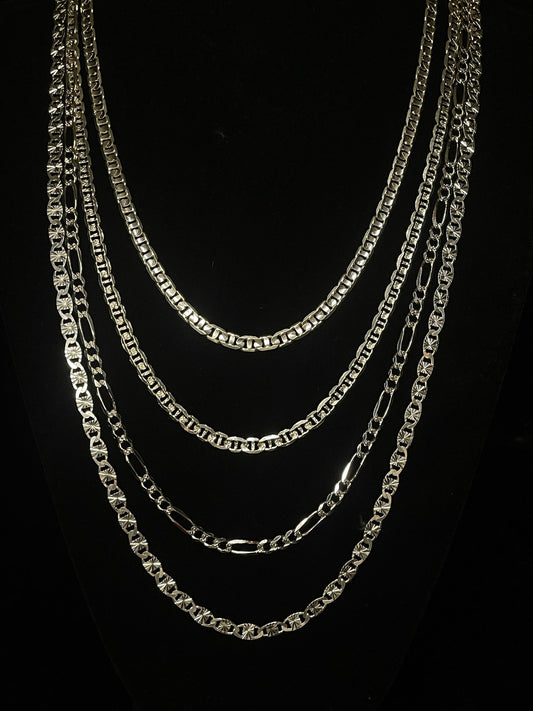 Premium Artisan Sterling Silver 925 Chains - Regul Silver
