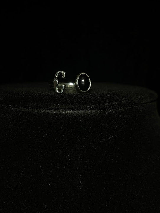 Western Jewelry Designs | Genuine Gemstone Initial Rings - Regul Silver