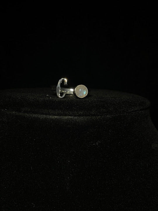 Western Jewelry Designs | Genuine Gemstone Initial Rings - Regul Silver