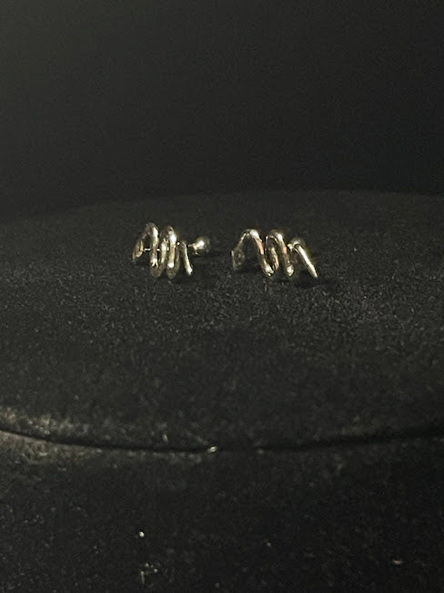 Unique Fun Designs Sterling Silver Extra Small Earrings - Regul Silver