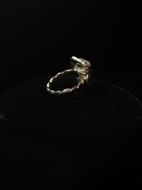 Square Turquoise Ring | Rustic Western Jewelry - Regul Silver