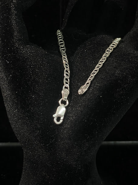 Sterling Silver Classic Chain Bracelets - Regul Silver