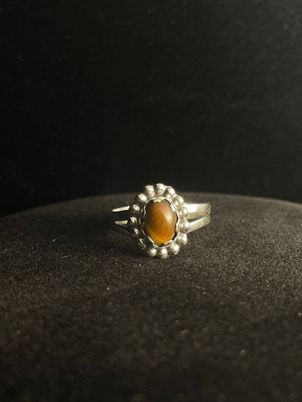 Petite Sterling Silver Gemstone Rings| Vintage Design - Regul Silver