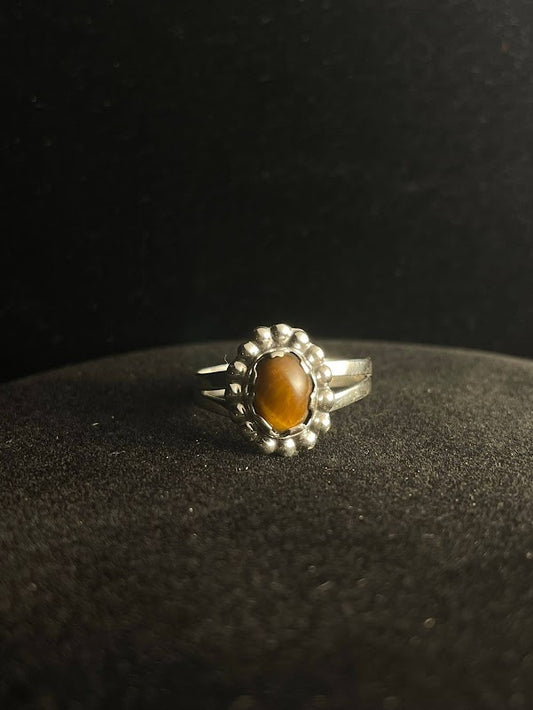 Petite Sterling Silver Gemstone Rings| Vintage Design - Regul Silver