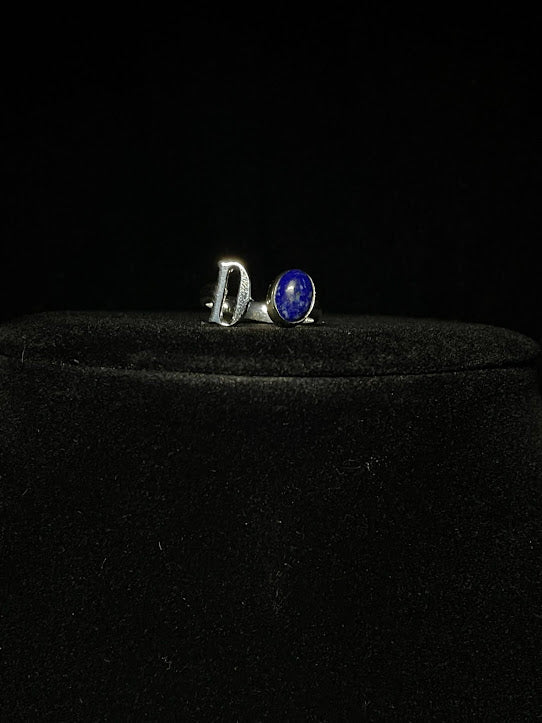 Western Jewelry Designs | Genuine Gemstone Initial Rings - Regul Silver