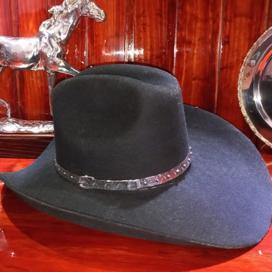 Sterling Silver Western Style Hat Band - Regul Silver