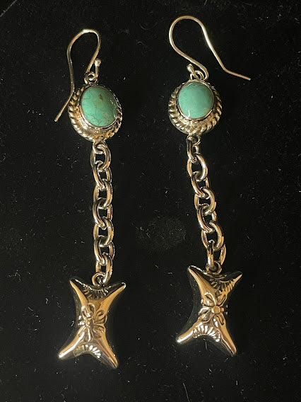 Handcrafted Genuine Turquoise and Sterling Silver Necklace, Bracelet, Earrings, and Ring Set - Regul Silver