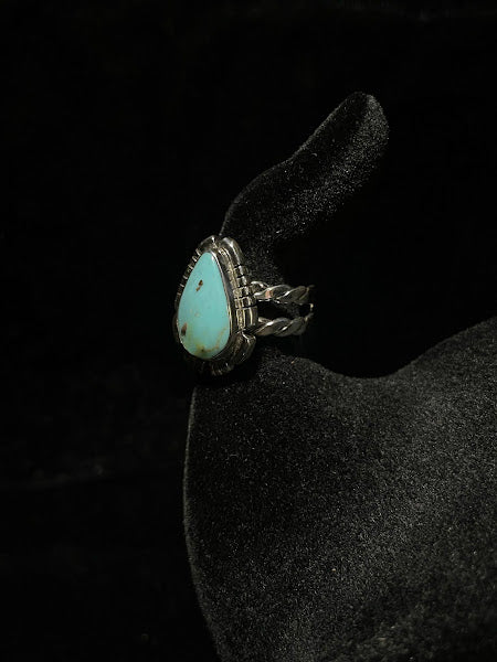 Handcrafted Real Turquoise Ring - Sonoran - Regul Silver