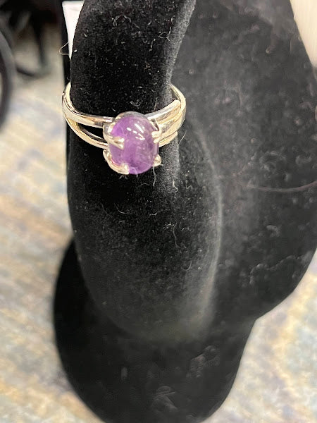 Natural Gemstone Sterling Silver Adjustable  Rings - Regul Silver