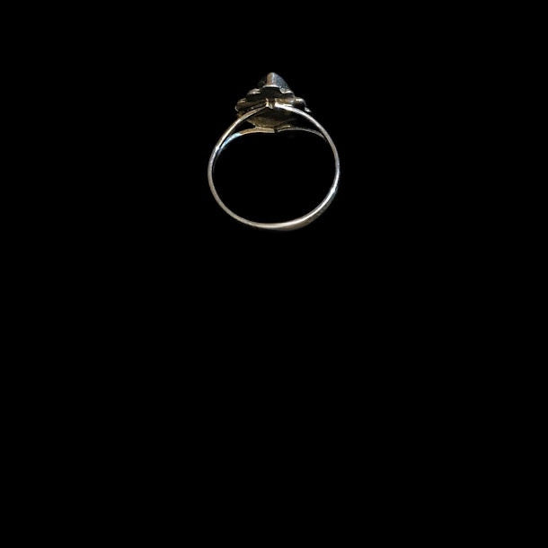 Designer Filigree| Intricate Real Lab Opal Ring - Regul Silver
