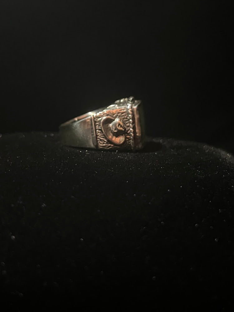 Men's Sterling Silver Rings With Real Turquoise - Regul Silver