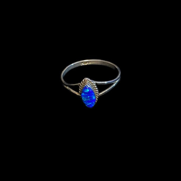 Designer Filigree| Intricate Real Lab Opal Ring - Regul Silver