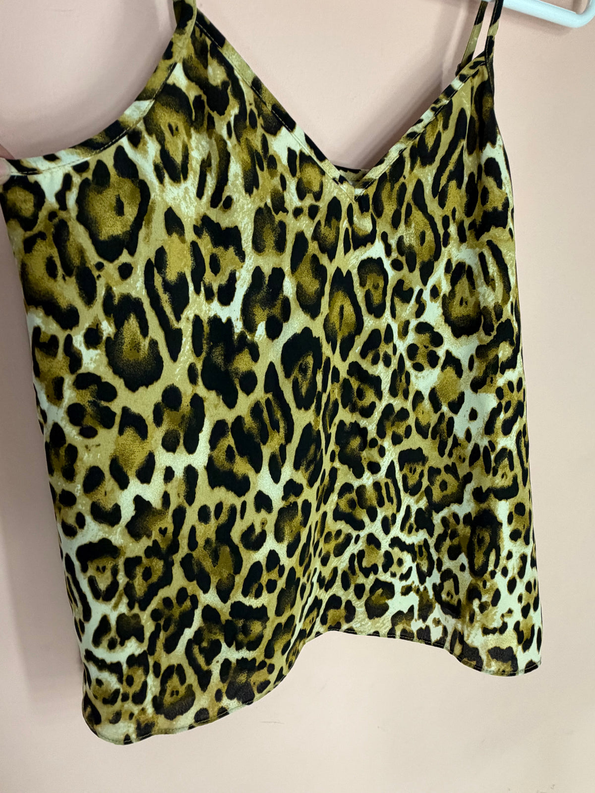 Abound leopard satin camisole, angle view