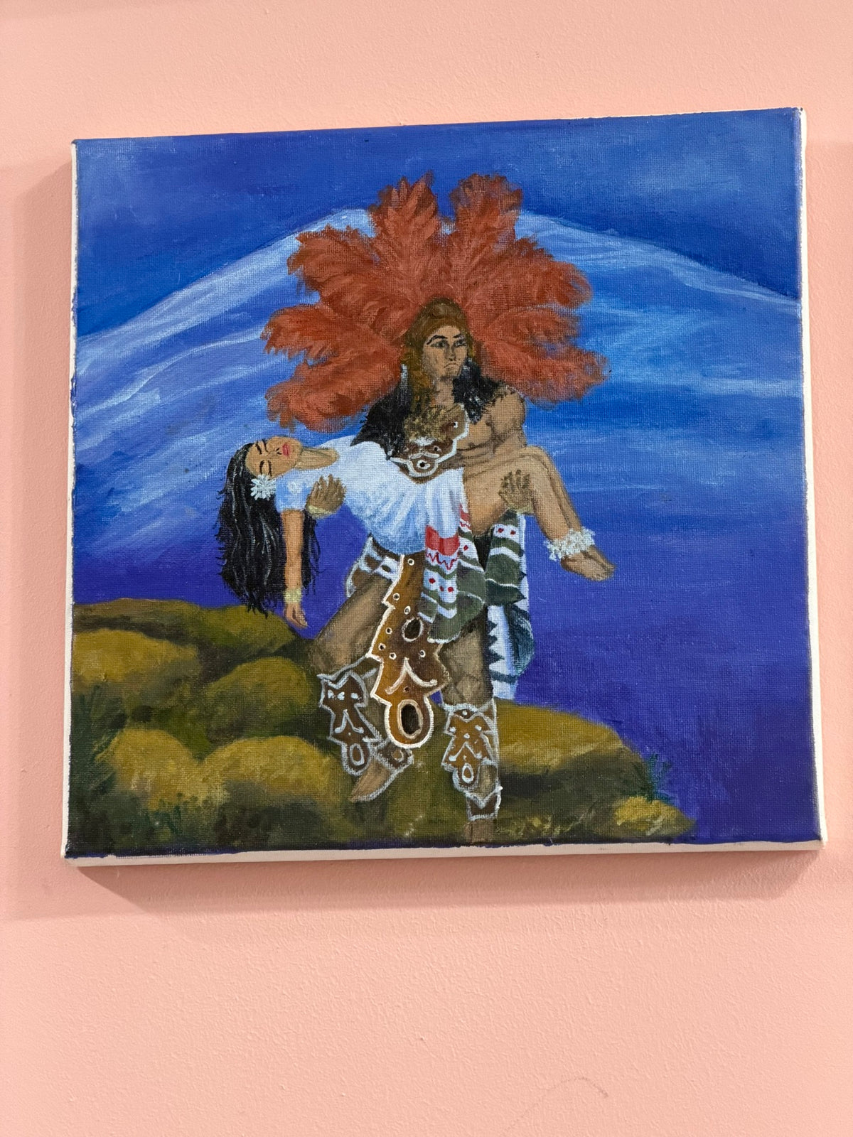 Her Strength — Original Acrylic Painting by Selena Angeles