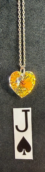 Swarovski Crystal Heart Necklace | Women Teens - Regul Silver
