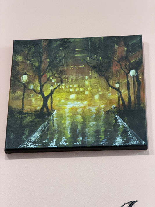 Light in the Dark — Original Acrylic Painting by Selena Angeles (Light in the Dark Collection)